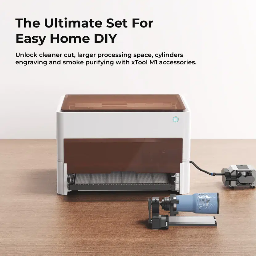 xTool M1 10W Desktop Laser and Blade Cutting Machine - view 4