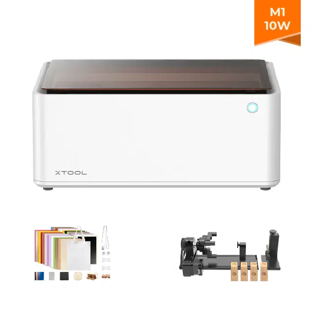 xTool M1 10W Desktop Laser and Blade Cutting Machine - view 3