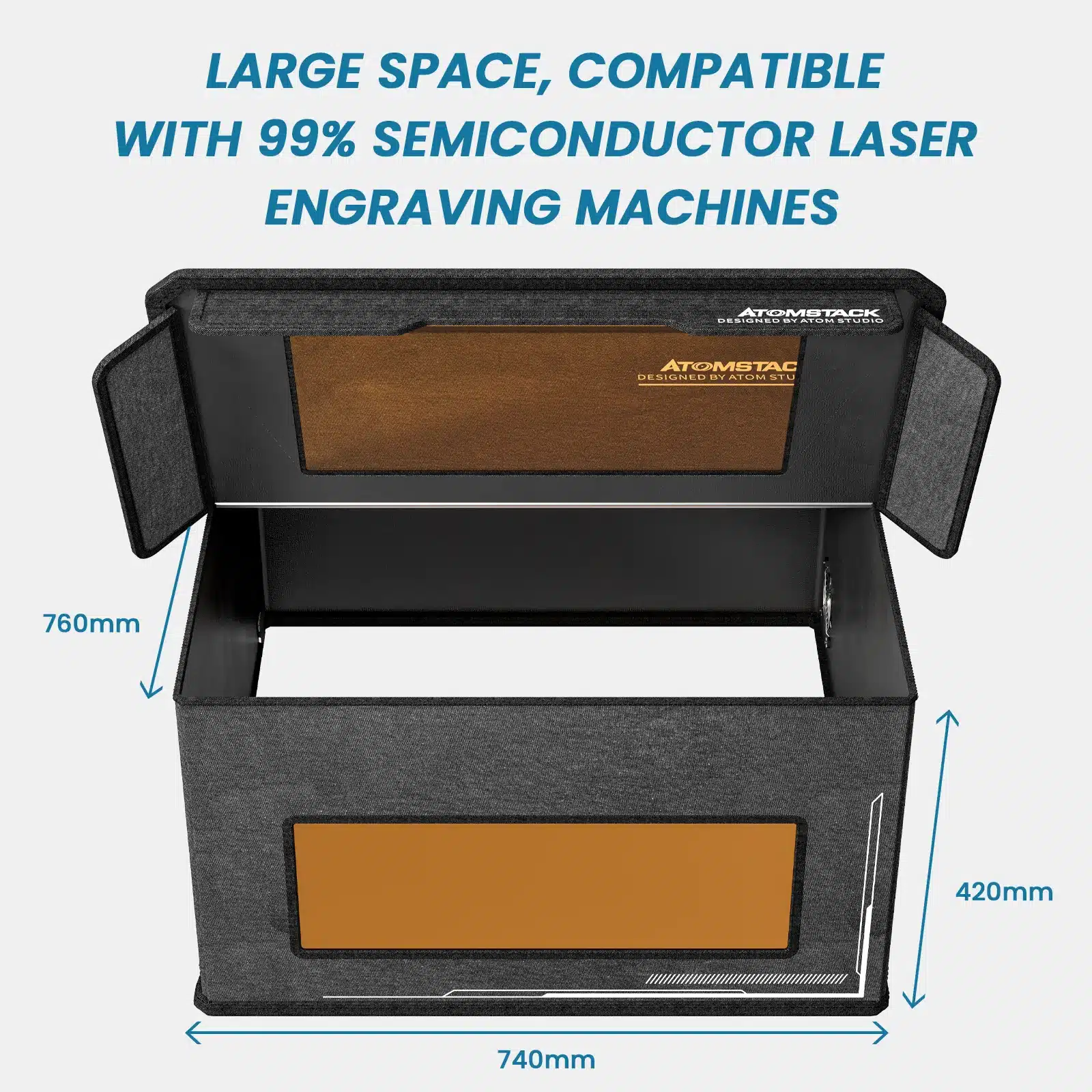 Atomstack FB2 Enclosure Foldable Dust-Proof Cover for All Brand Laser Engraver - view 6