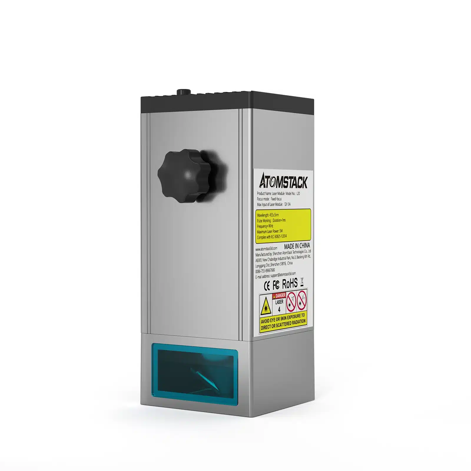 Atomstack M100 Quad Laser Module 130W With Air Assist System - view 3