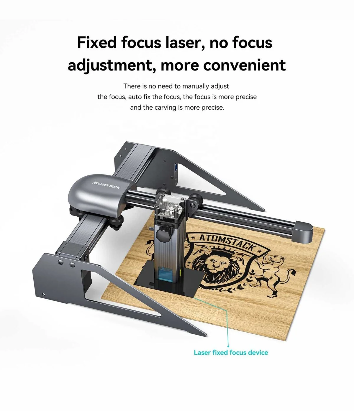 Atomstack P7 M40 5.5W Optical Power Portable Laser Engraving Machine