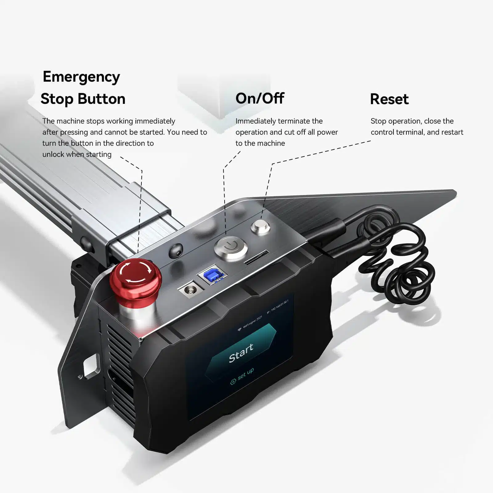 Atomstack P9 M50 10W Optical Power Portable Dual Laser Engraver and Cutter - view 9