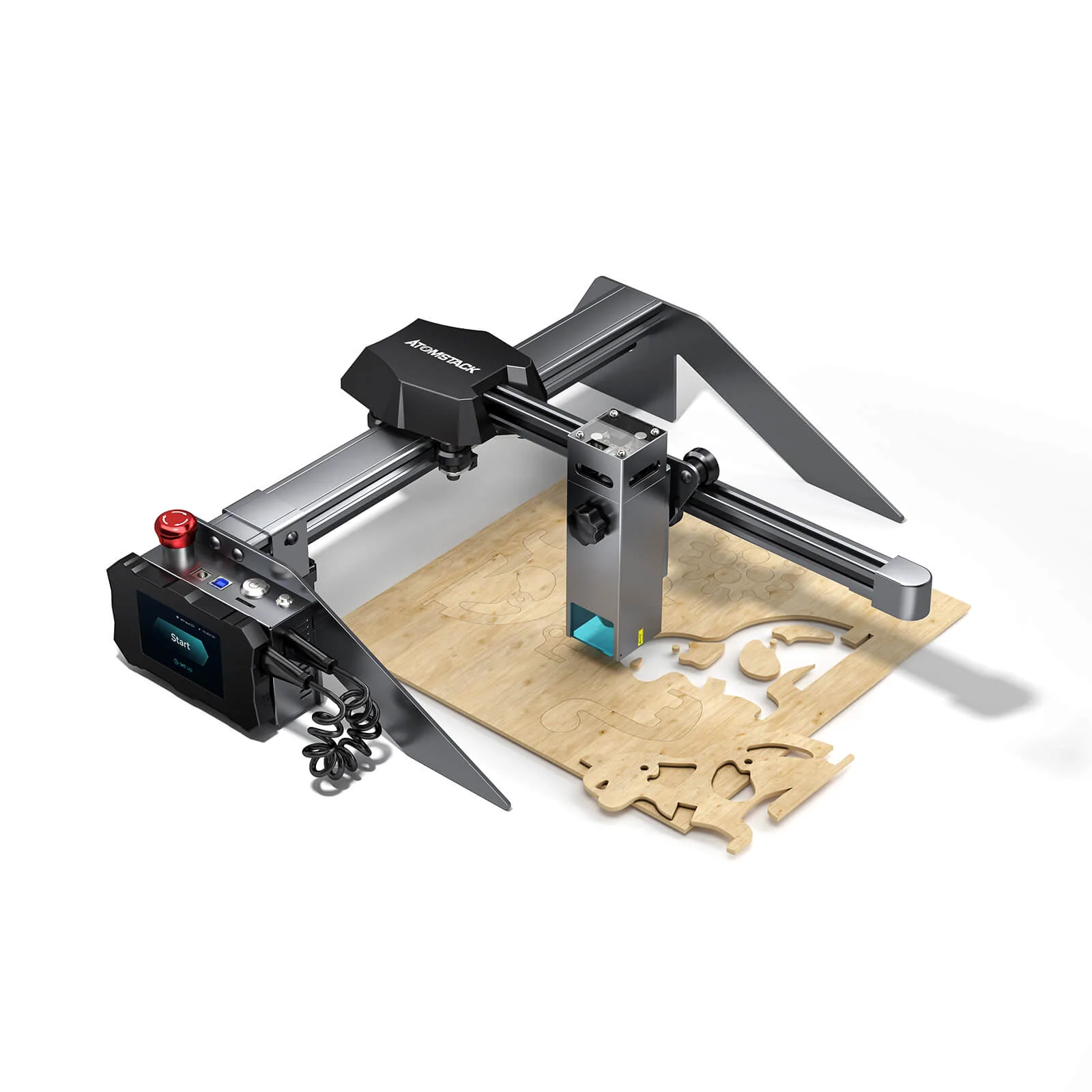 Atomstack P9 M50 10W Optical Power Portable Dual Laser Engraver and Cutter - view 3
