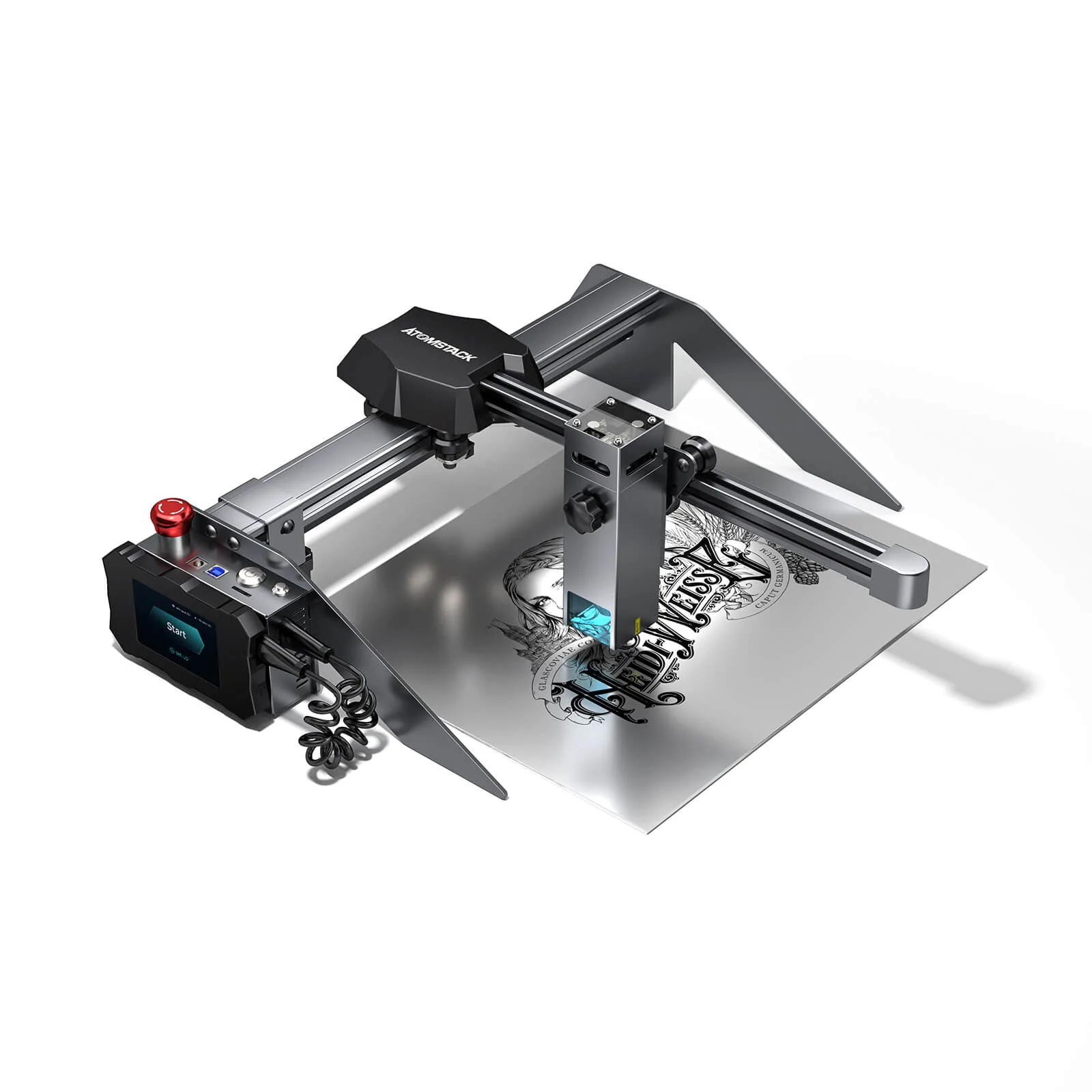 Atomstack P9 M50 10W Optical Power Portable Dual Laser Engraver and Cutter