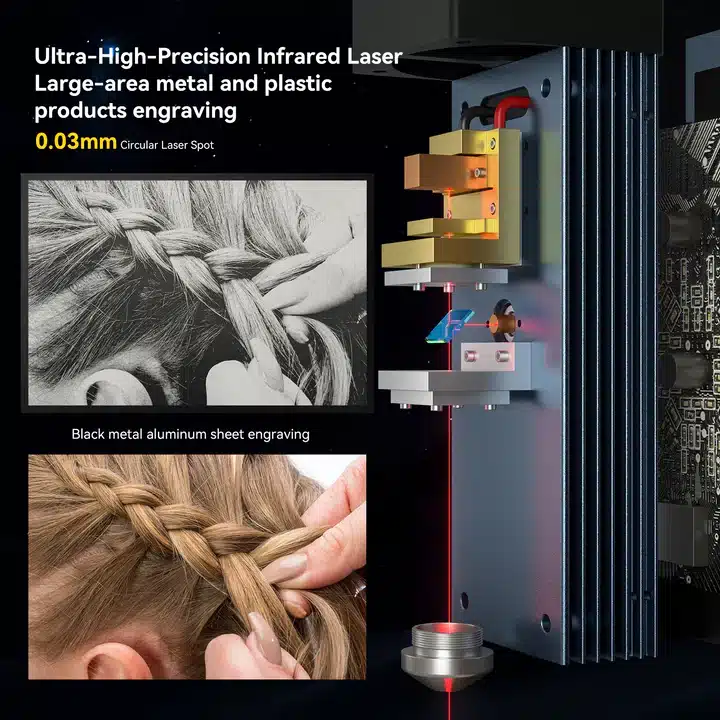 Atomstack R30 Infrared Fibre Laser Module For Engraving All Metals and Plastic - view 3