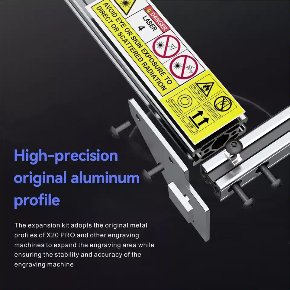Extension kit for Atomstack X7 Pro Laser Engraving Machine 850*410mm Engraving Area