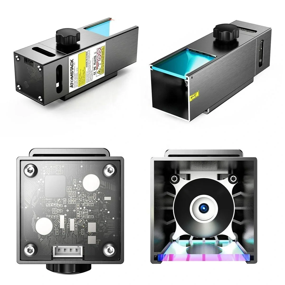 ATOMSTACK M50 10W Optical Power CNC Auto-Focusing for Laser Cutting Machines Laser Head - view 3