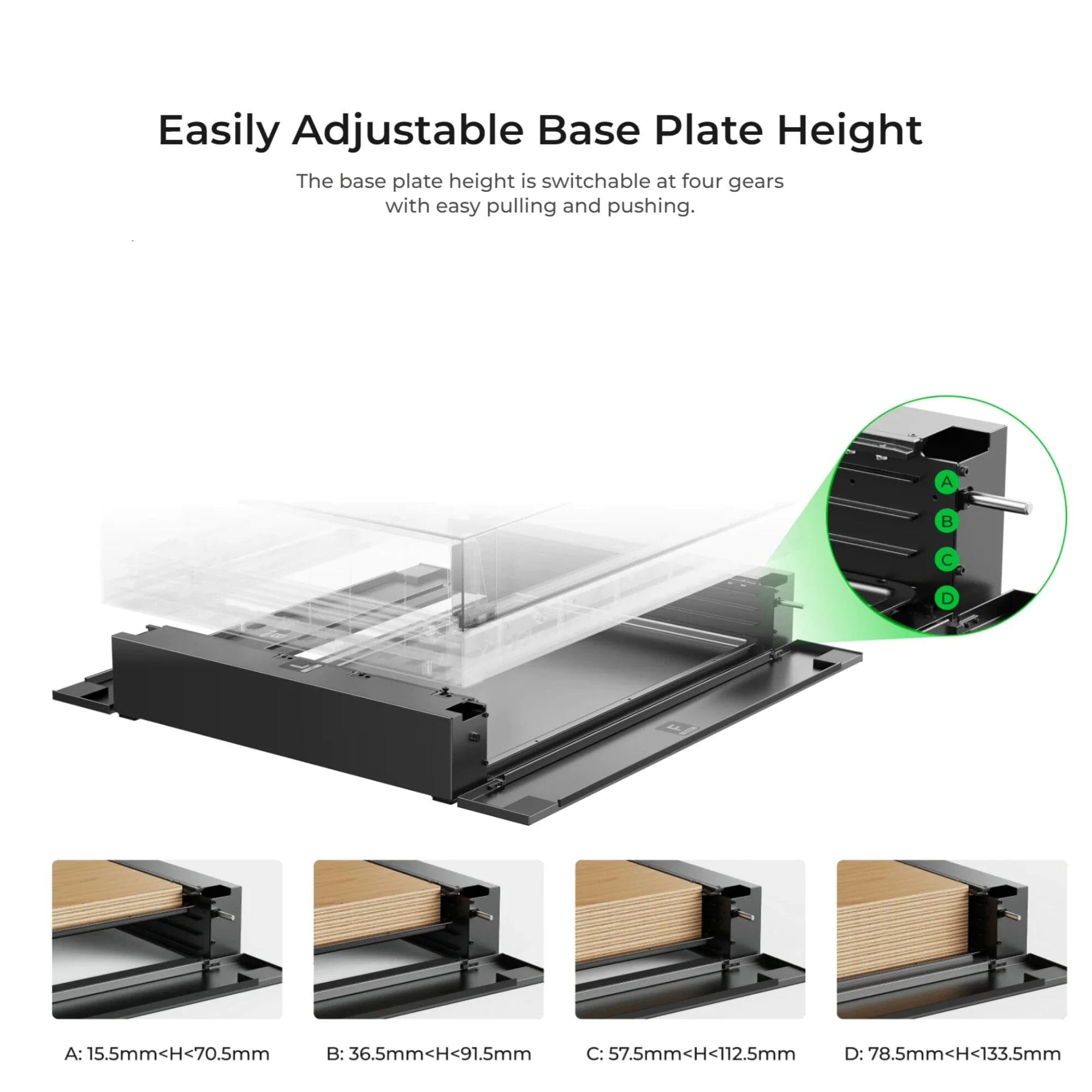 xTool S1 Riser Base - view 3