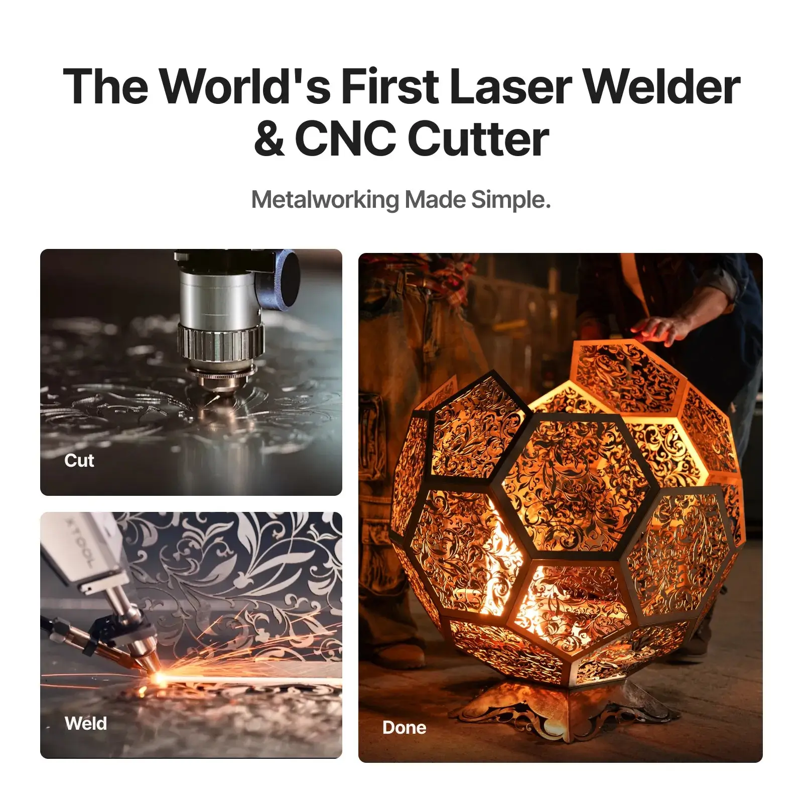 xTool MetalFab Laser Welder and CNC Cutter - view 3