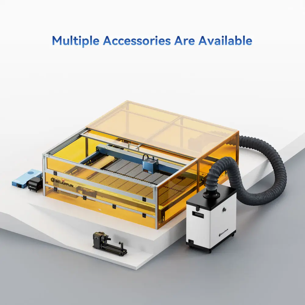 SCULPFUN S40 MAX 48W Laser Engraver Cutting Machine 830*800mm Engraving Area - view 18