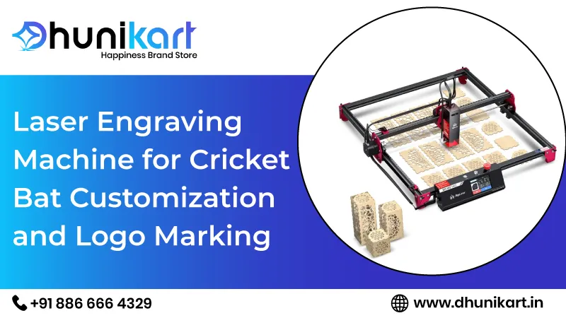 Laser Engraving Machine for Cricket Bat Customization and Logo Marking