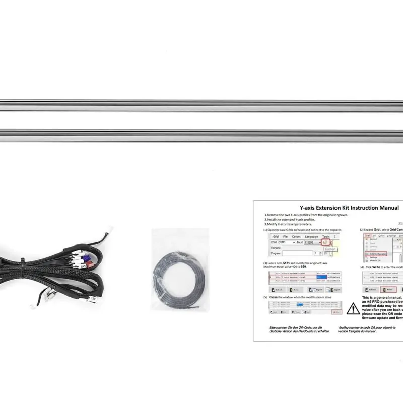 Extension kit for Atomstack X7 Pro Laser Engraving Machine 850*410mm Engraving Area