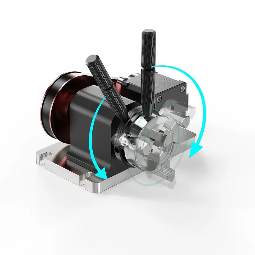 Twotrees 4th Axis CNC Rotary Module Kit for TTC450/TTC 450 PRO - view 2