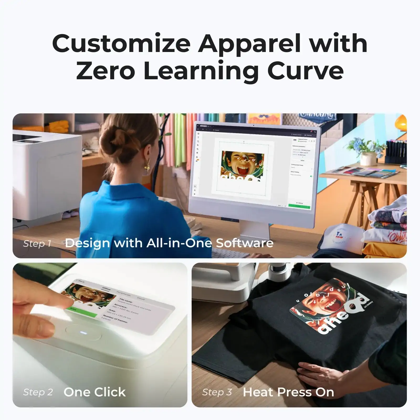 xTool Apparel Dtf printer- A New Era of Apparel Printing - view 10