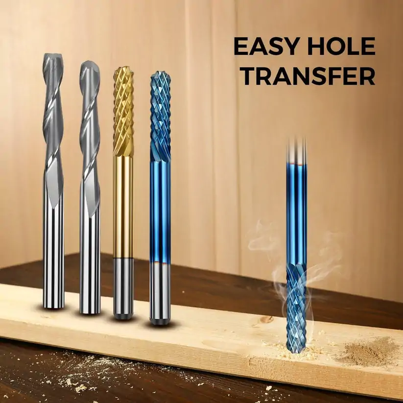 Twotrees 40 PCS End Mills CNC Router Bits - view 2