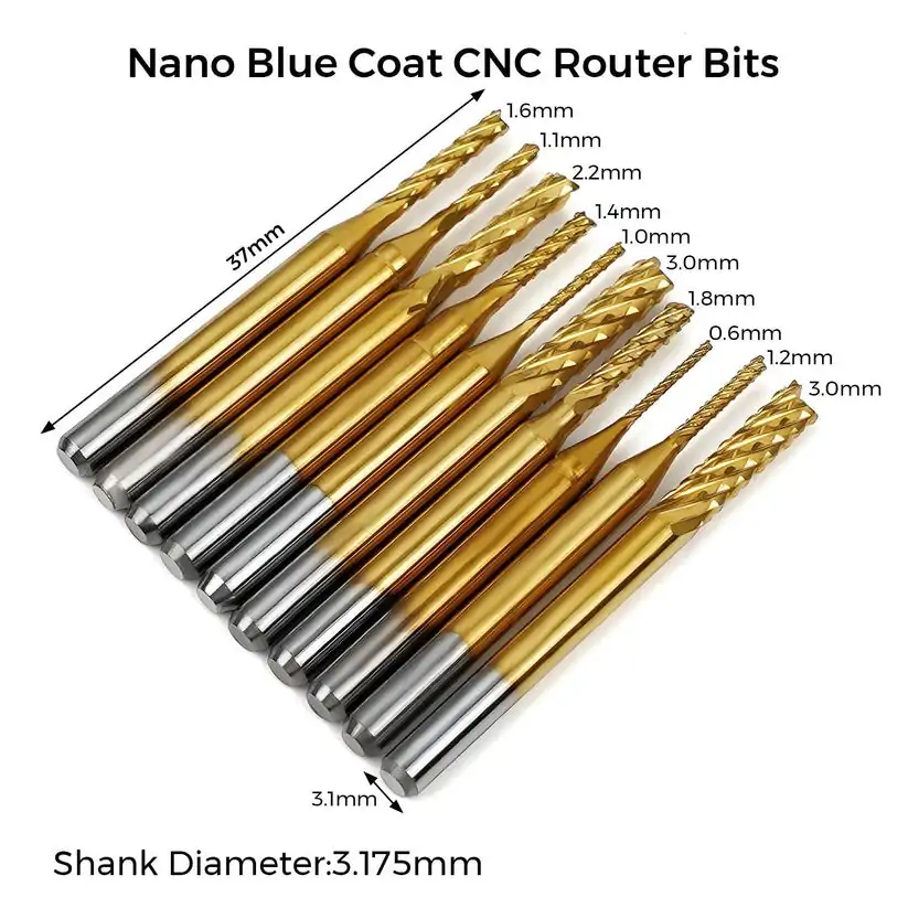 Twotrees 40 PCS End Mills CNC Router Bits - view 3