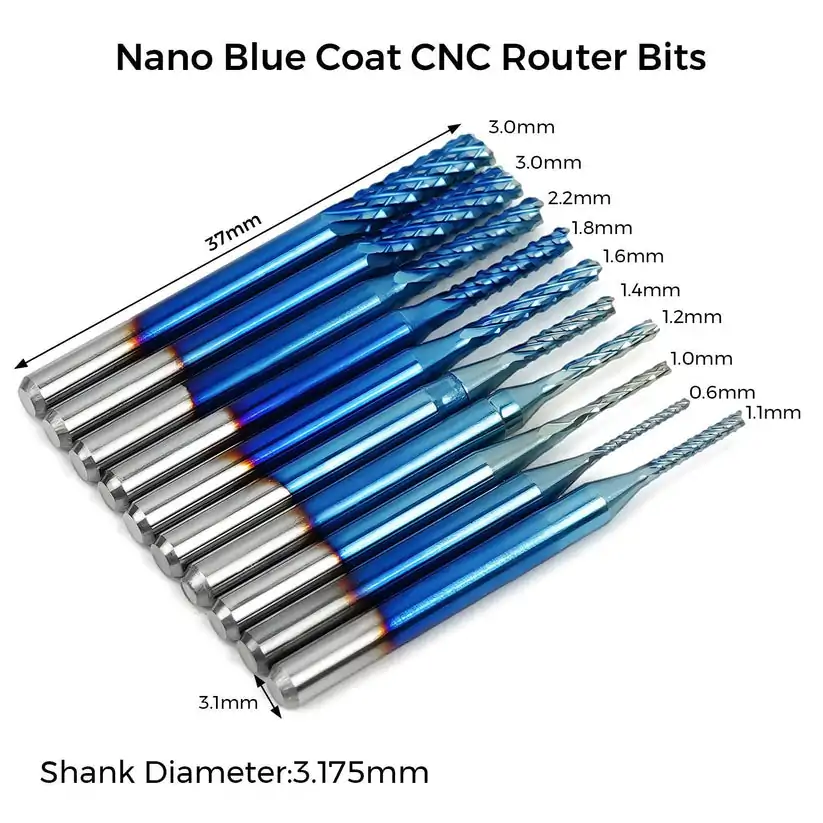 Twotrees 40 PCS End Mills CNC Router Bits - view 4