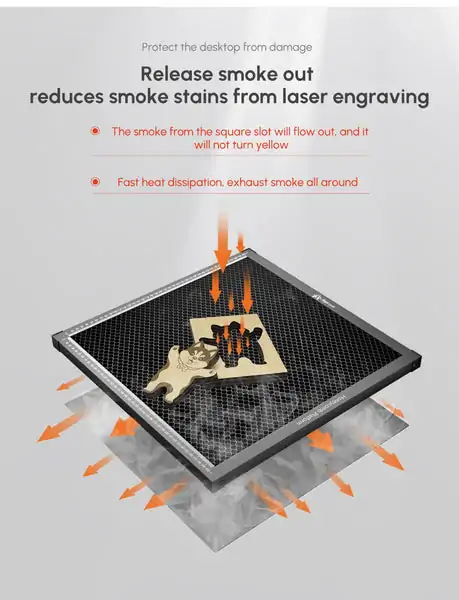 Algolaser 400mm*400mm Honeycomb Platform - view 2