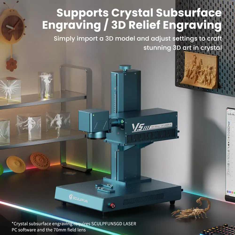 SCULPFUN V5 UV Laser Marking Machine - view 6