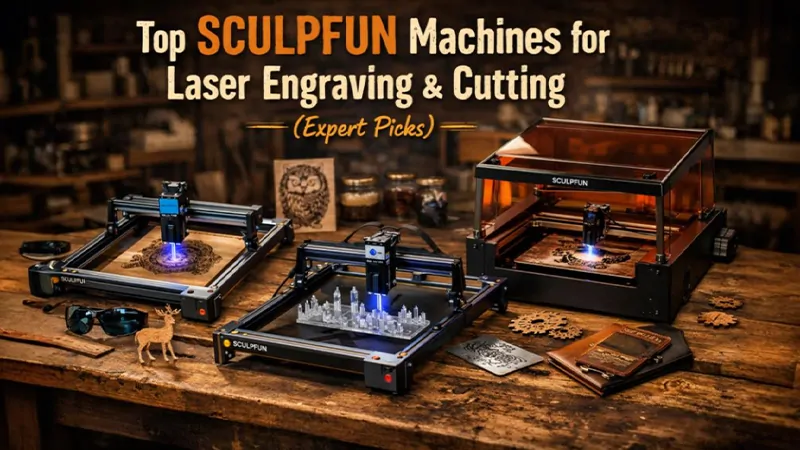 Top Sculpfun Machines for Laser Engraving & Cutting (Expert Picks)