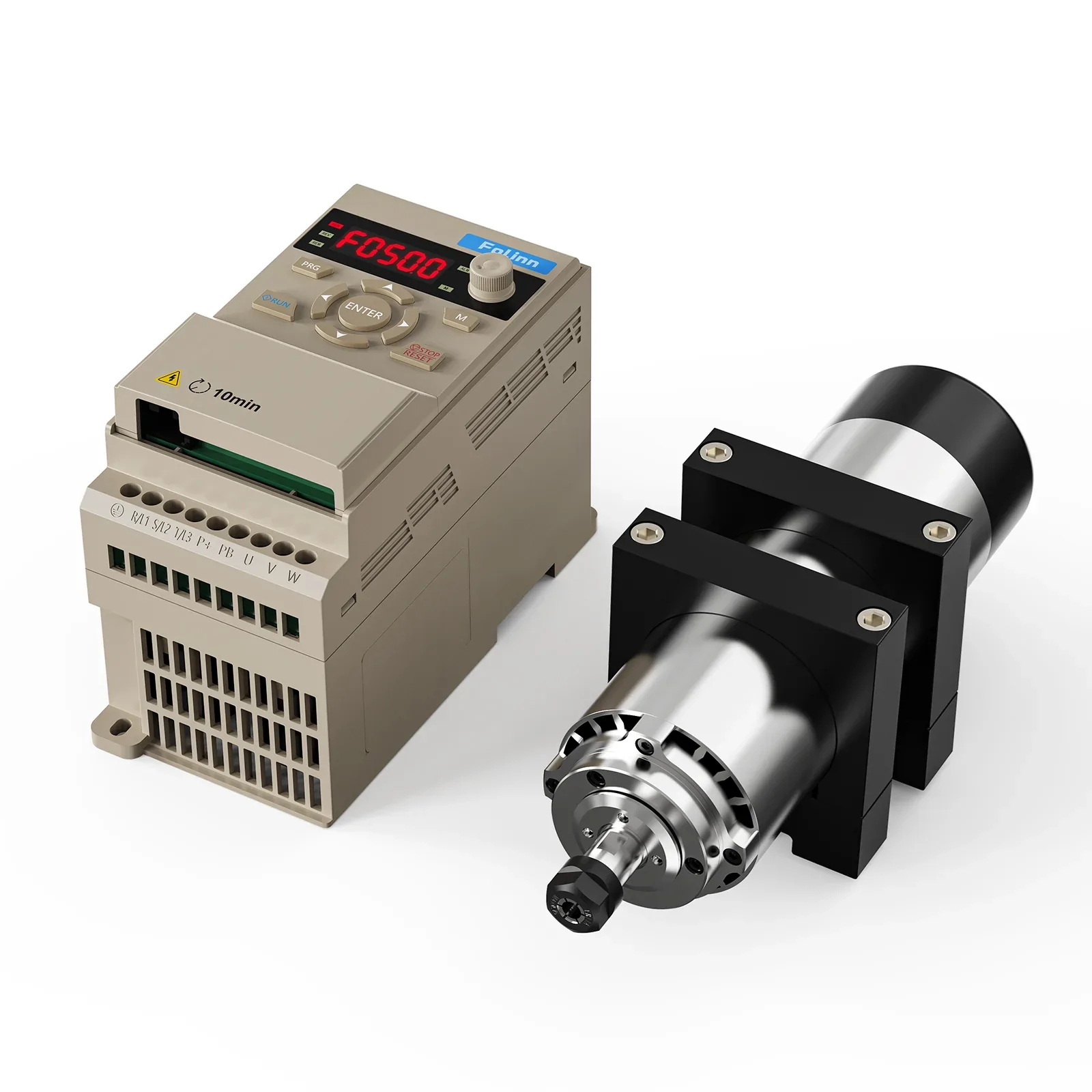 Twotrees CNC spindle motor with VFD speed controller for CNC engraving and woodworking machine