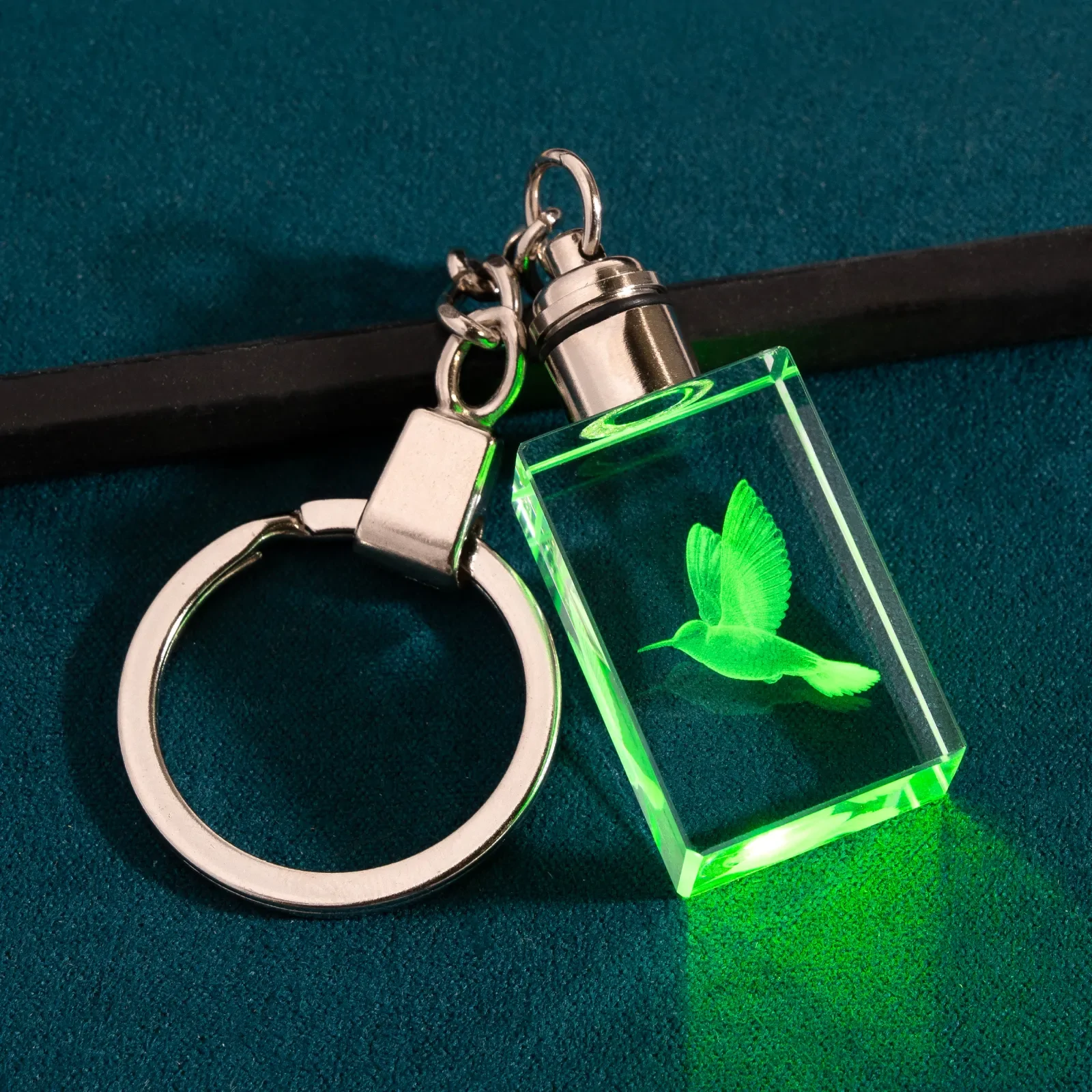 Multicolored LED Lights K5 Crystal Keychain (10pcs) - Image 7