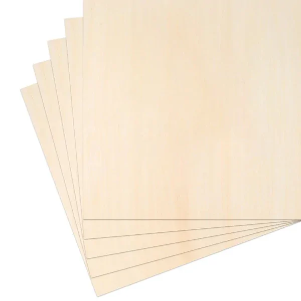 3mm Square Basswood sheets 300x300x3mm (10pcs) - view 3