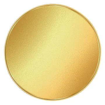 Premium blank metal engraving coins in gold, silver, and rose gold finish for custom challenge coins and laser engraving projects.