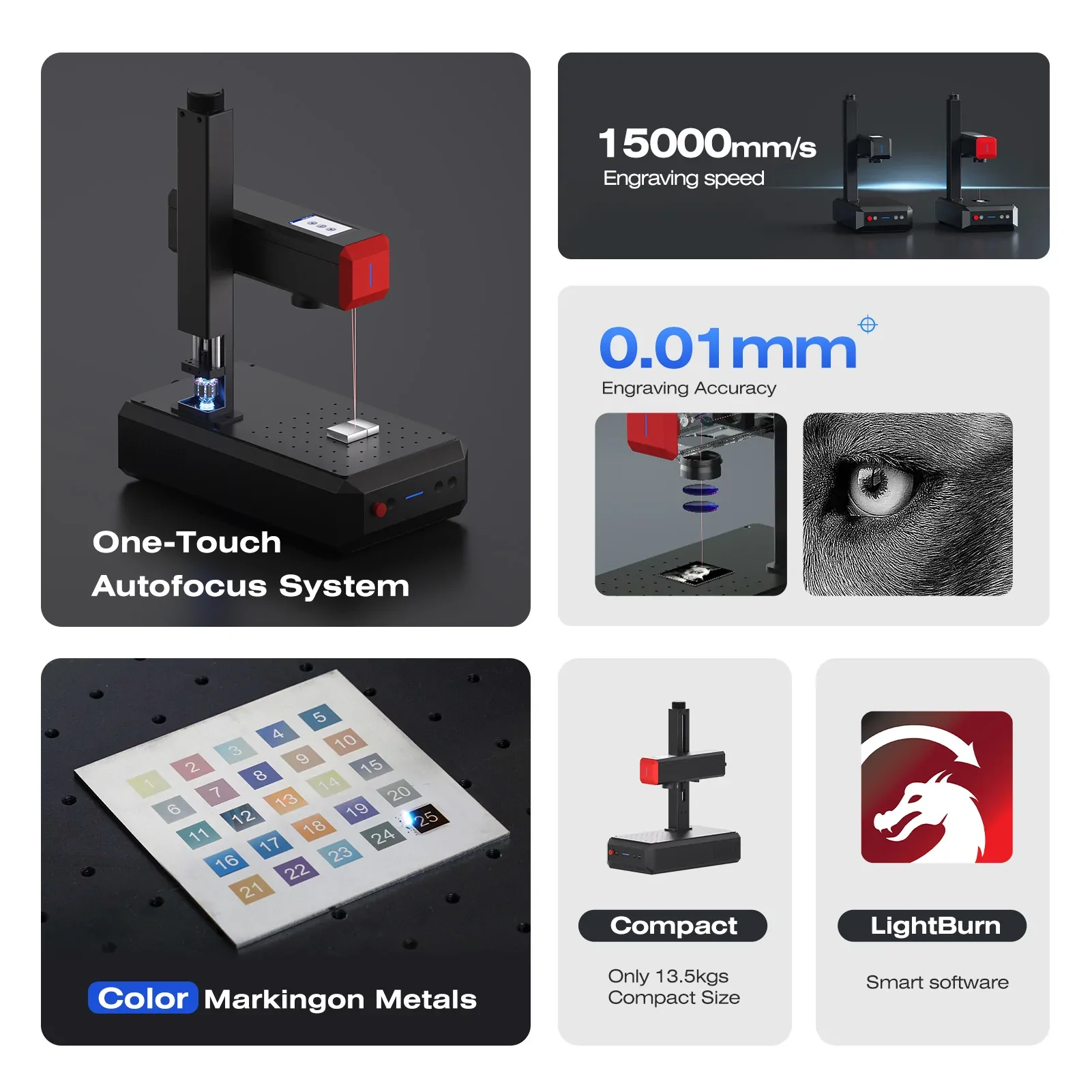 ComMarker B6 JPT MOPA Fiber Laser Engraver - view 2