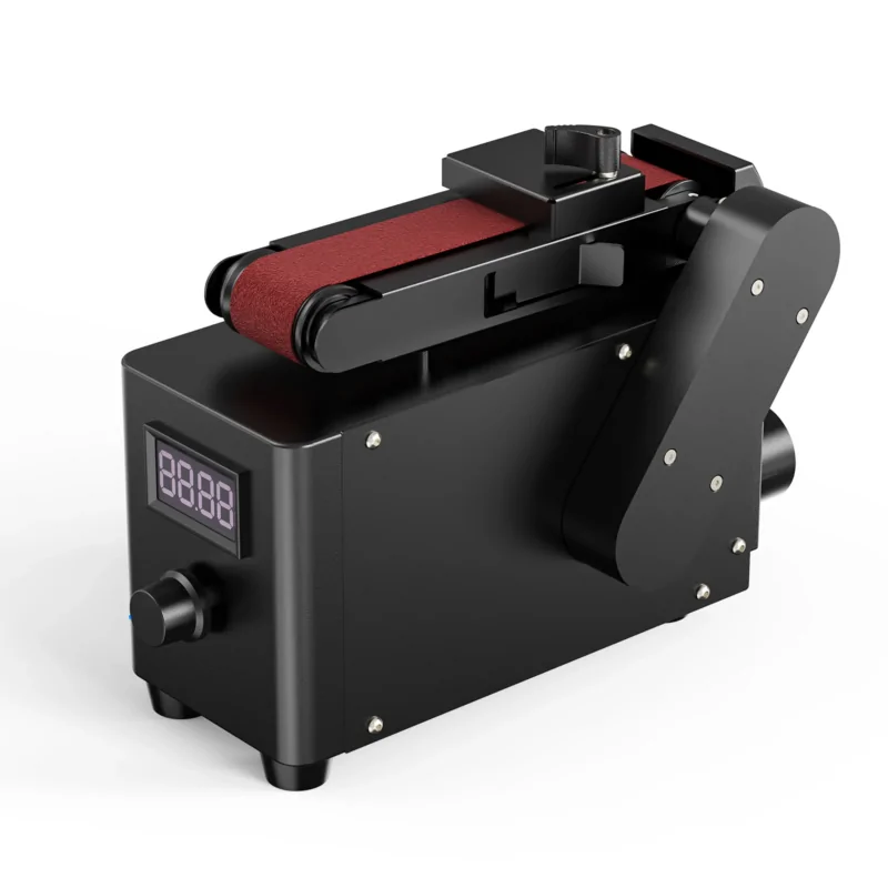 Twotrees Multi-Purpose Belt Disc Sander 200W Adjustable Belt Grinder for Woodworking and Metal Polishing