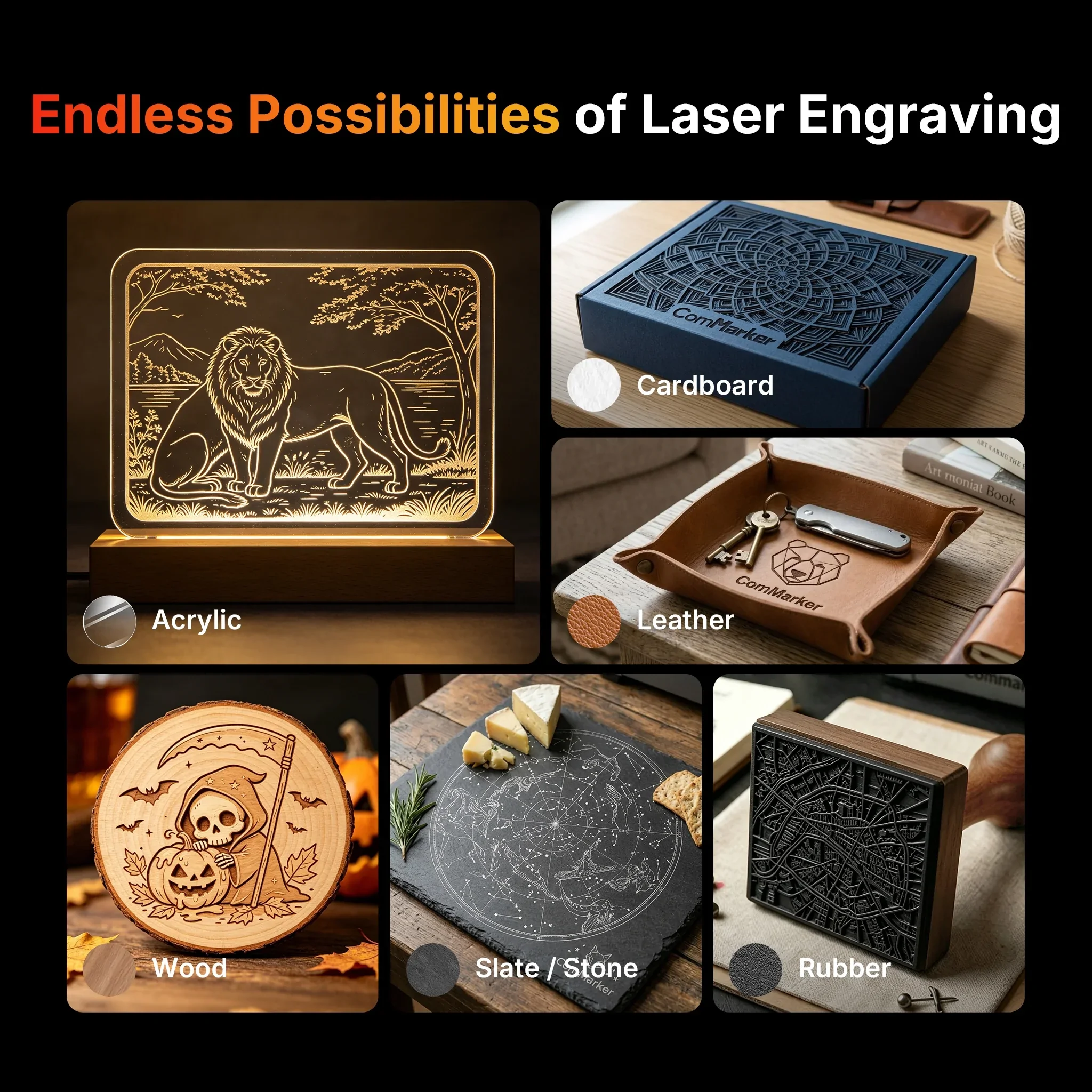 ComMarker COX 40W RF CO2 Laser Engraver - view 4