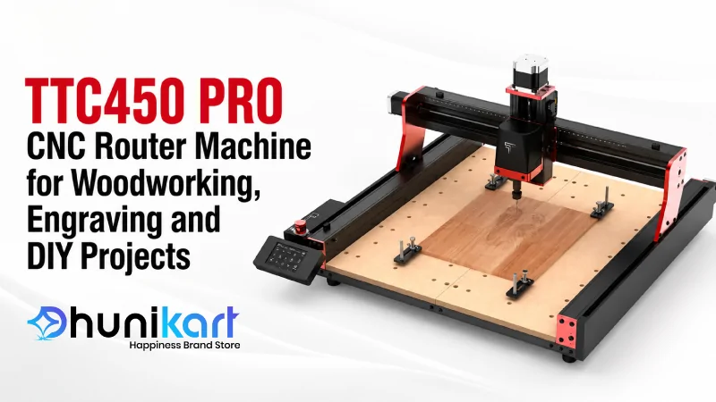 TTC450 PRO CNC Router Machine for Woodworking, Engraving and DIY Projects