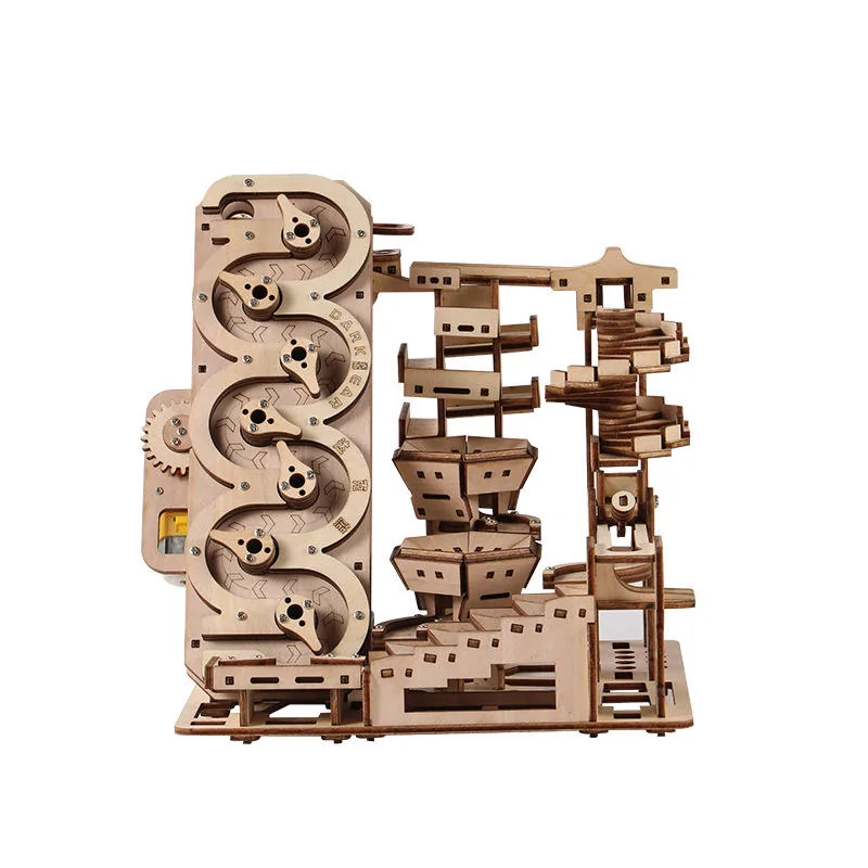 Star Ladder Wooden DIY Track Ball 3D Puzzle Kit