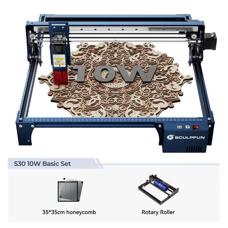 SCULPFUN S30 Pro: 10W Laser Engraving Machine with Automatic Air-Assist - Image 21