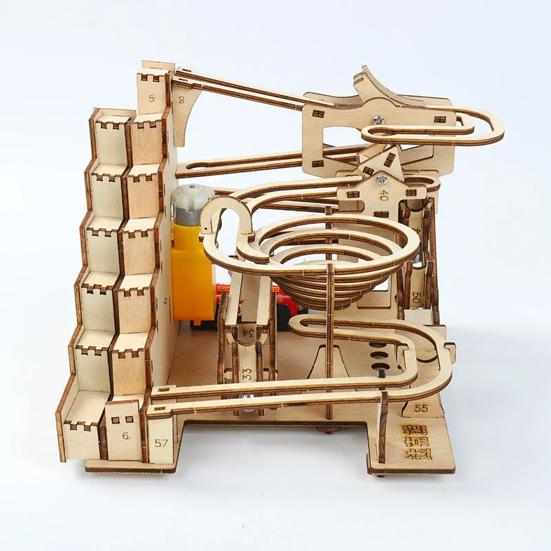 Wooden Laser Cut Mechanical 3D Puzzle Box DIY Handcrafted Assembly Educational Toy