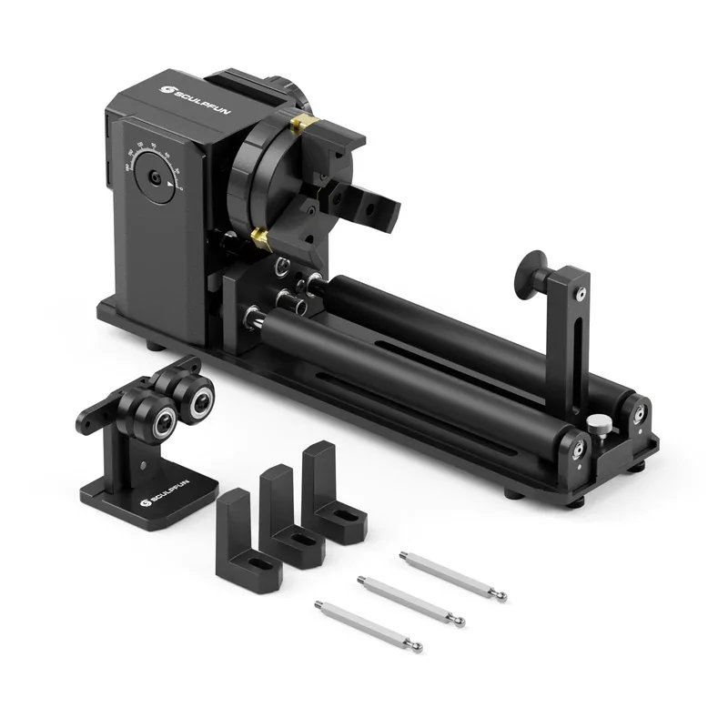 SCULPFUN RA Pro Max 4 in 1 Rotary Roller and Chuck Attachment for Laser Engraver