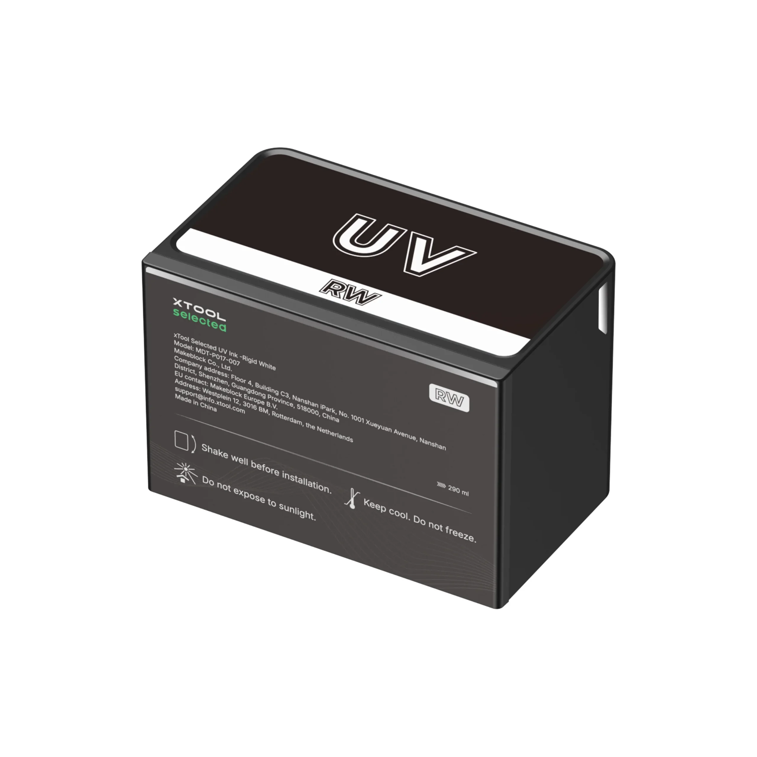 xTool Selected UV Ink Rigid White for O1 Omni Printer