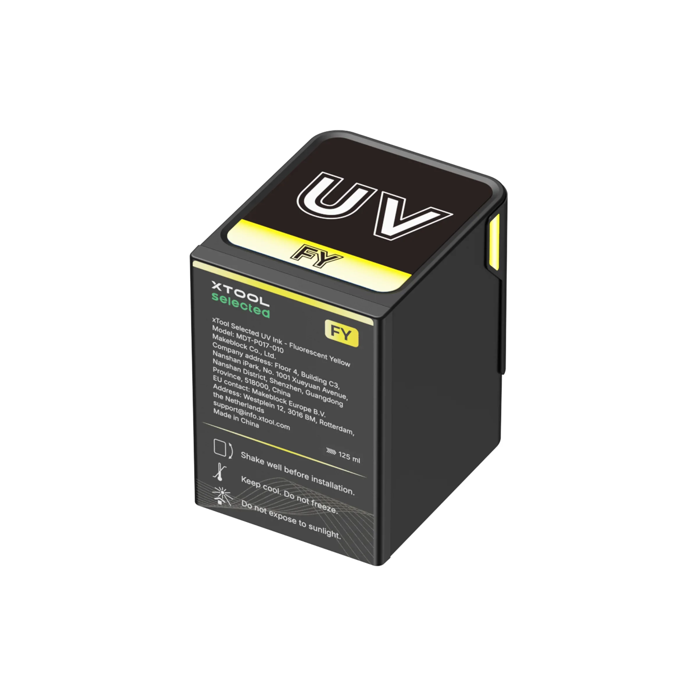 xTool Selected UV Ink Fluorescent Yellow for O1 Omni Printer