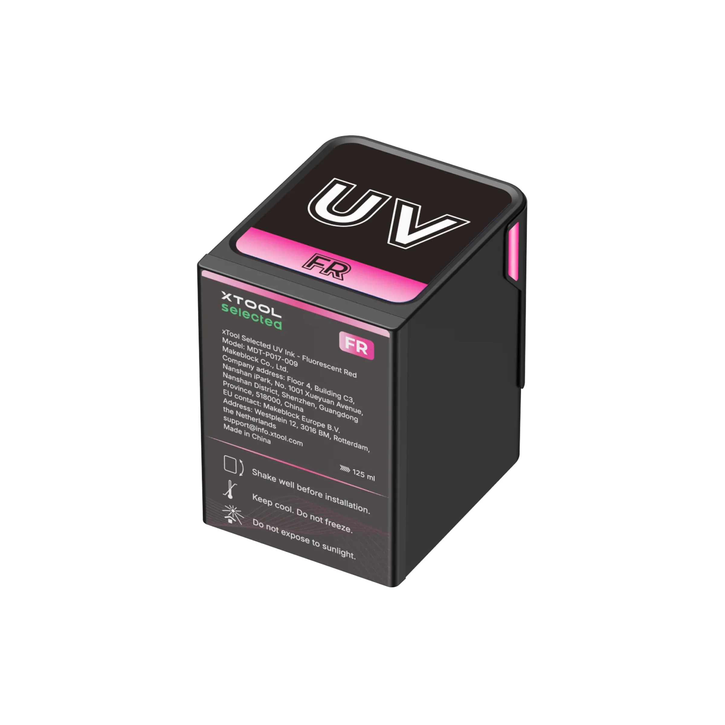 xTool Selected UV Ink Fluorescent Red for O1 Omni Printer