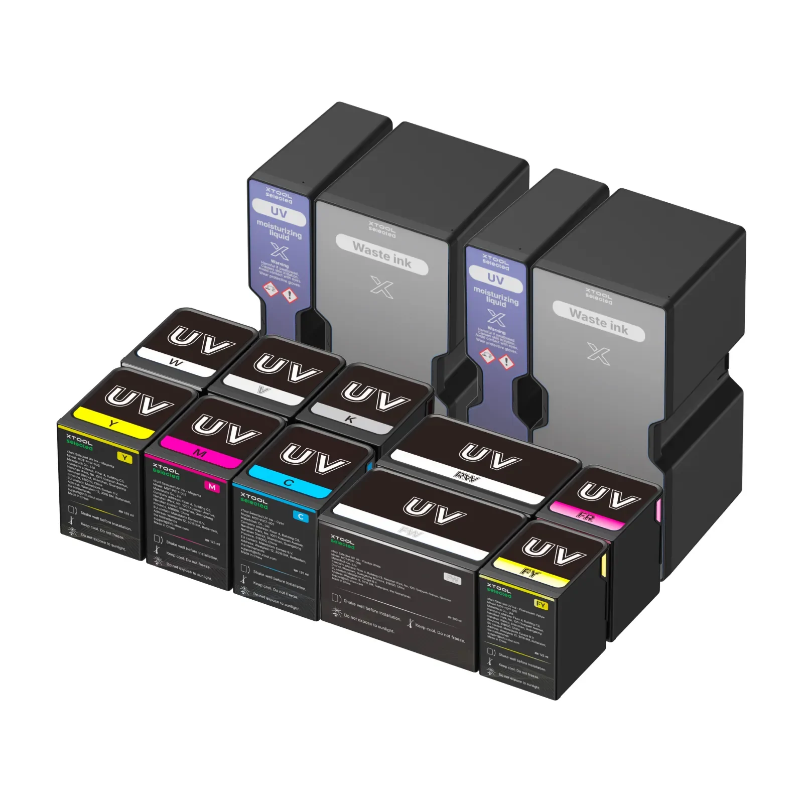 xTool UV Ink Set for O1 Omni Printer – Dual UV