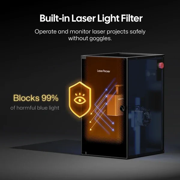 LaserPecker Standard Enclosure for For LP2/LP2 Plus/LP4 - Image 4