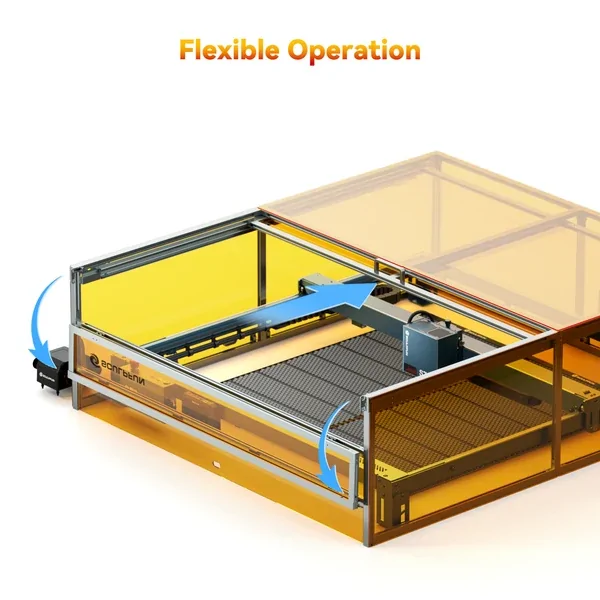 SCULPFUN B70 Enclosure For S70 MAX Smokeproof Fireproof with Fan - Image 3