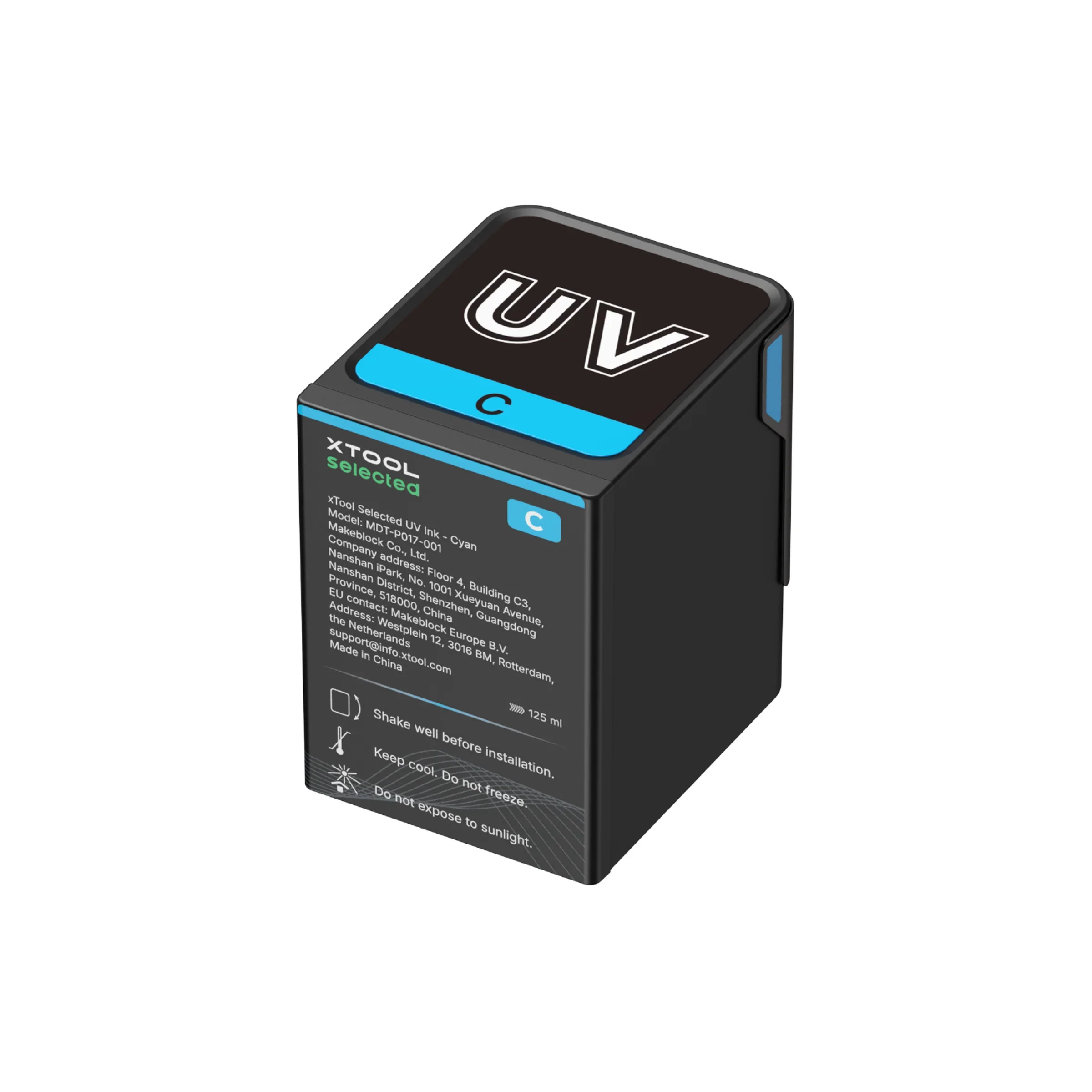xTool Selected UV Ink Cyan for O1 Omni Printer
