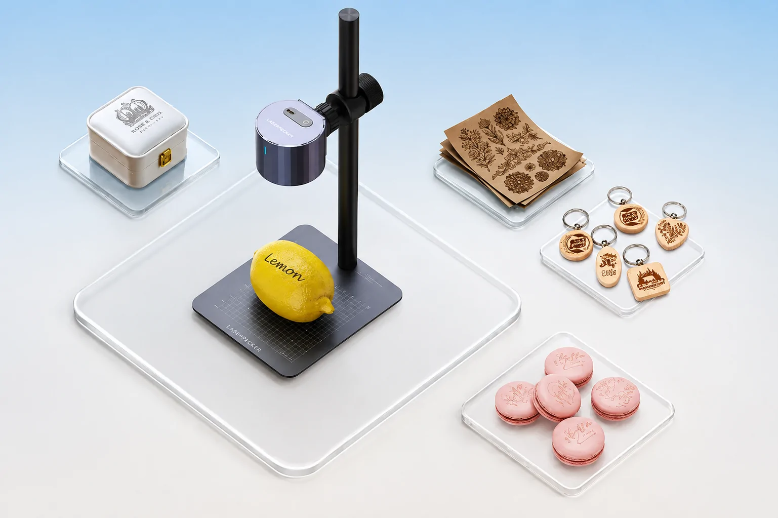 LaserPecker LP1 Plus portable laser engraver for personalized gifts and everyday items