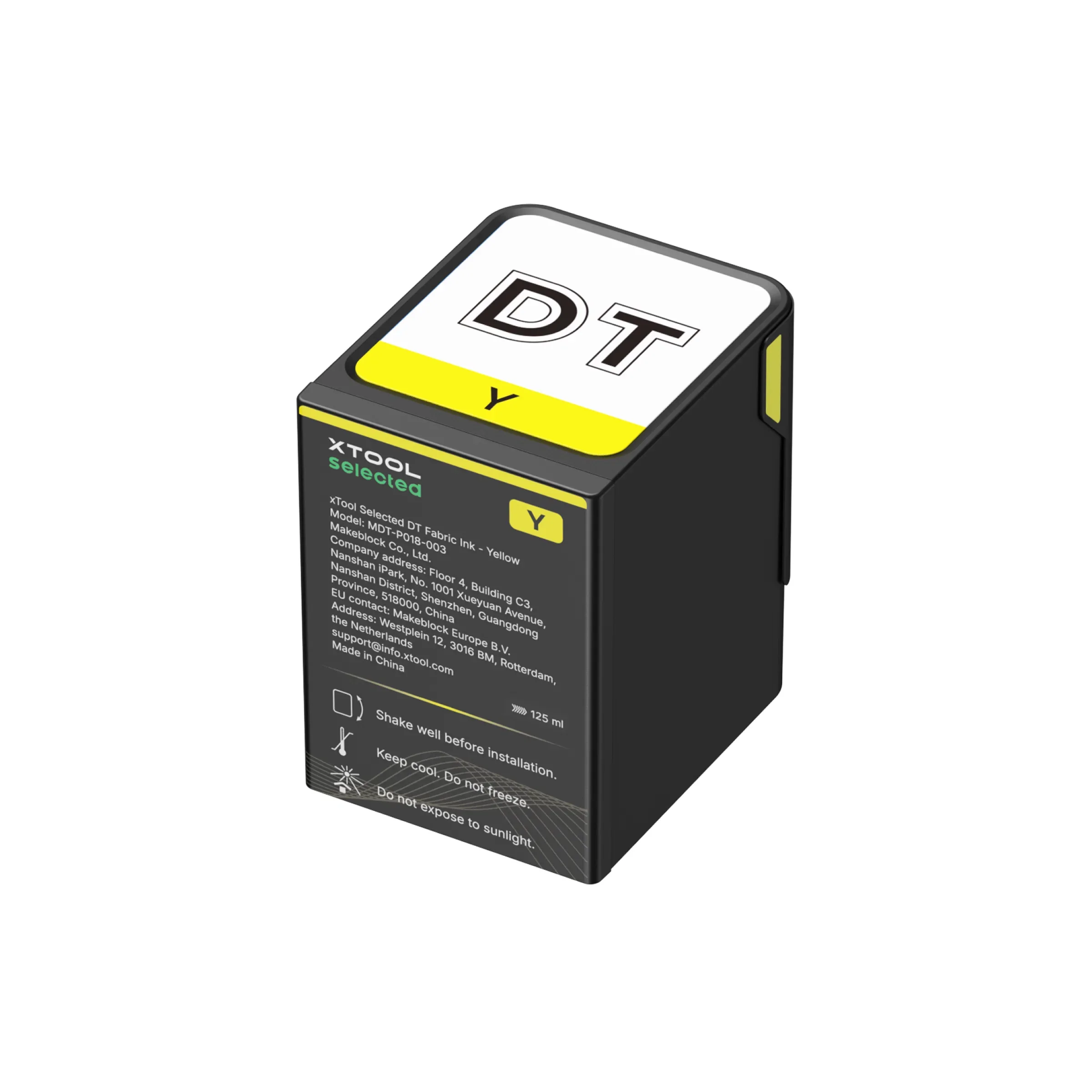 xTool O1 Omni Yellow DT Fabric Ink 125ml