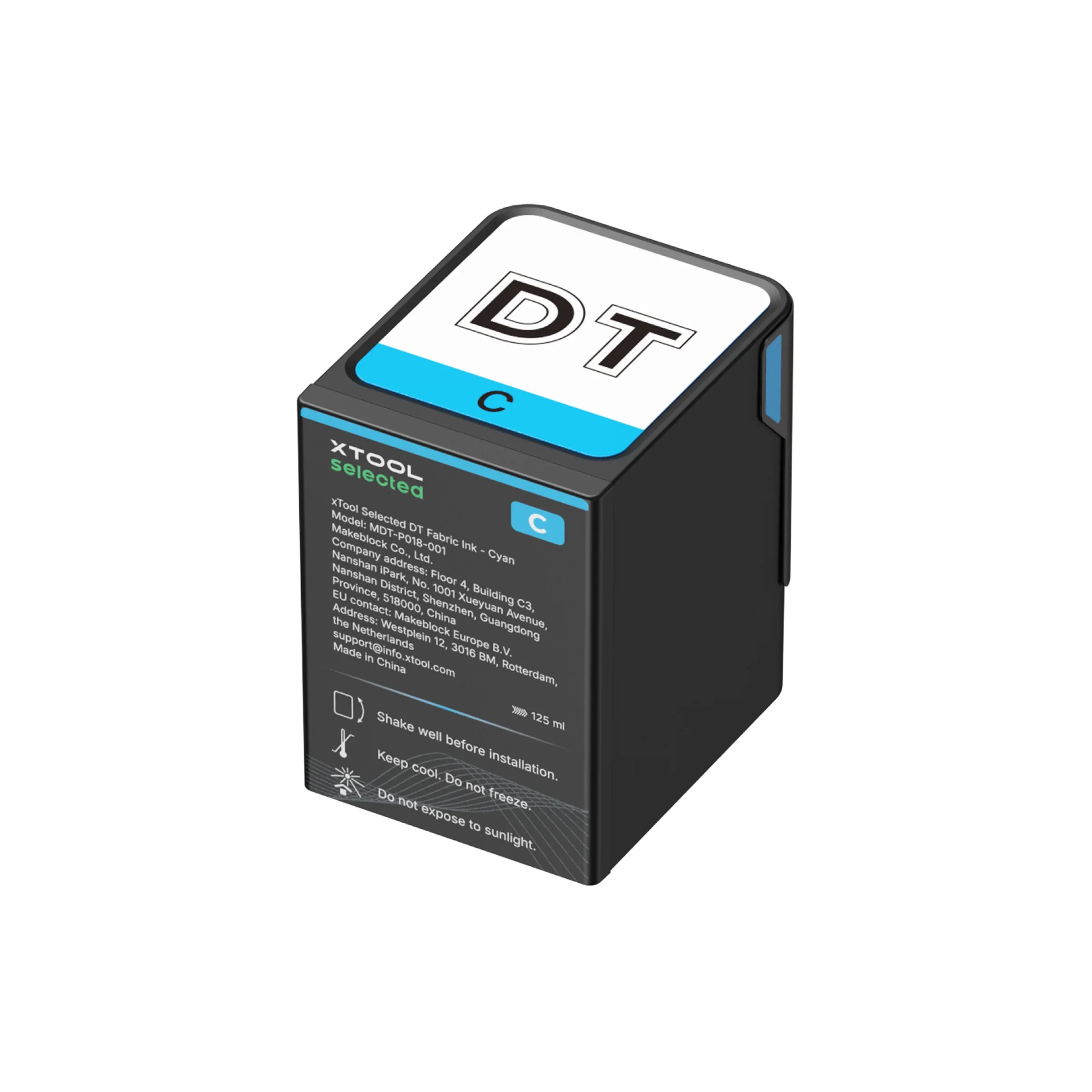 xTool O1 Omni Cyan DT Fabric Ink 125ml