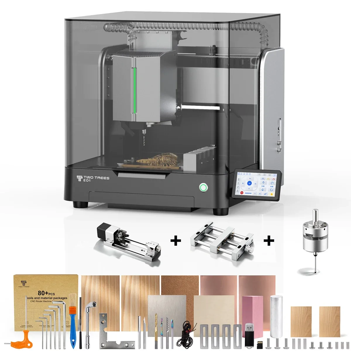 Twotrees ED1 CNC Router accessories