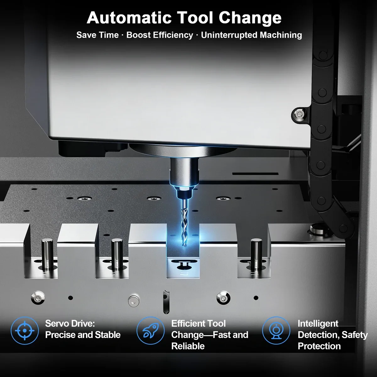【Pre-sale】Twotrees ED1 Enclosed Desktop CNC Router Machine - Image 7