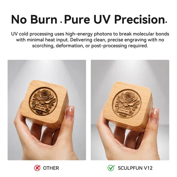SCULPFUN V12 12W UV Professional Laser Engraver - Image 8